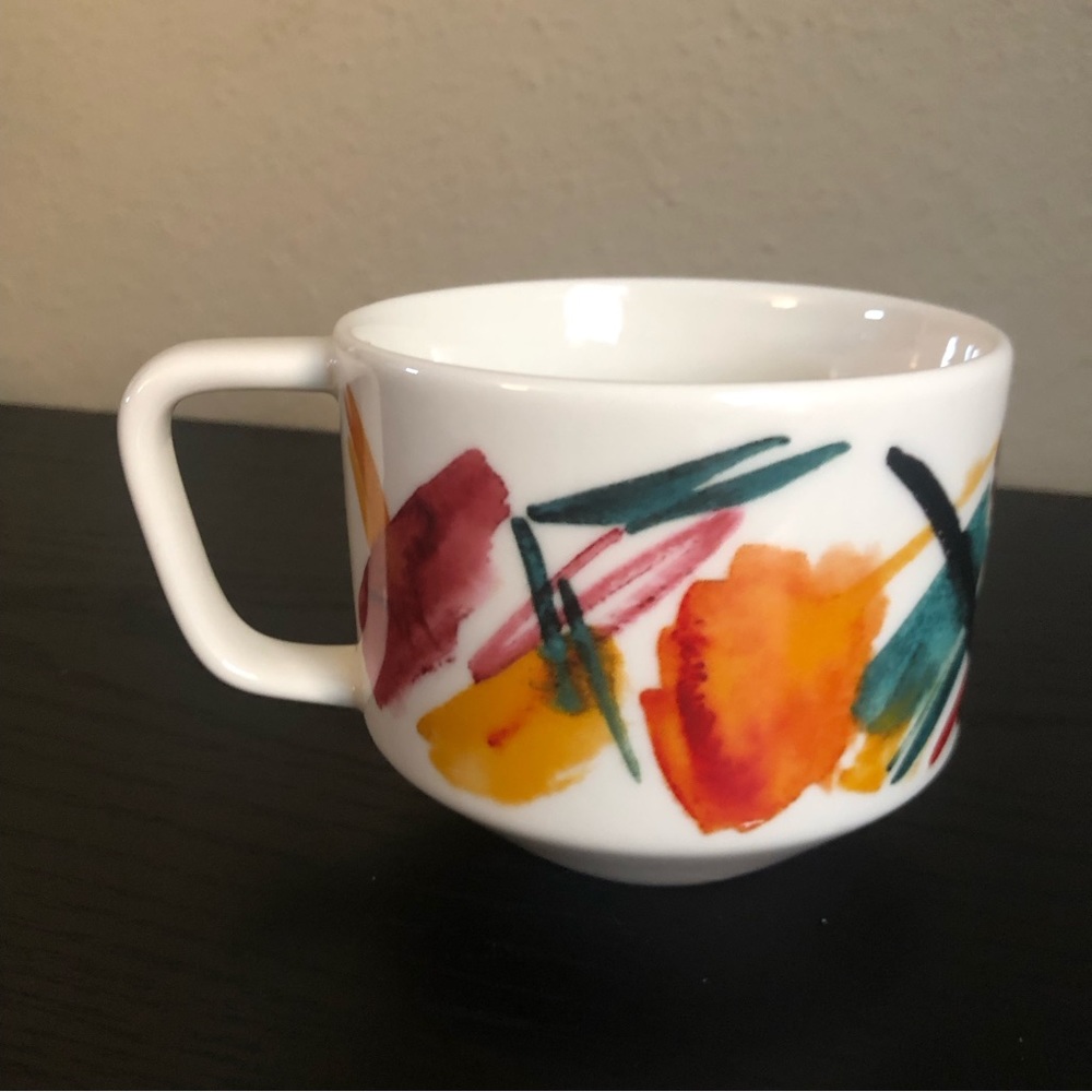 Starbucks Coffee Tea Mug Cup 05/08 2015 12 fl oz Artsy Abstract Colorful